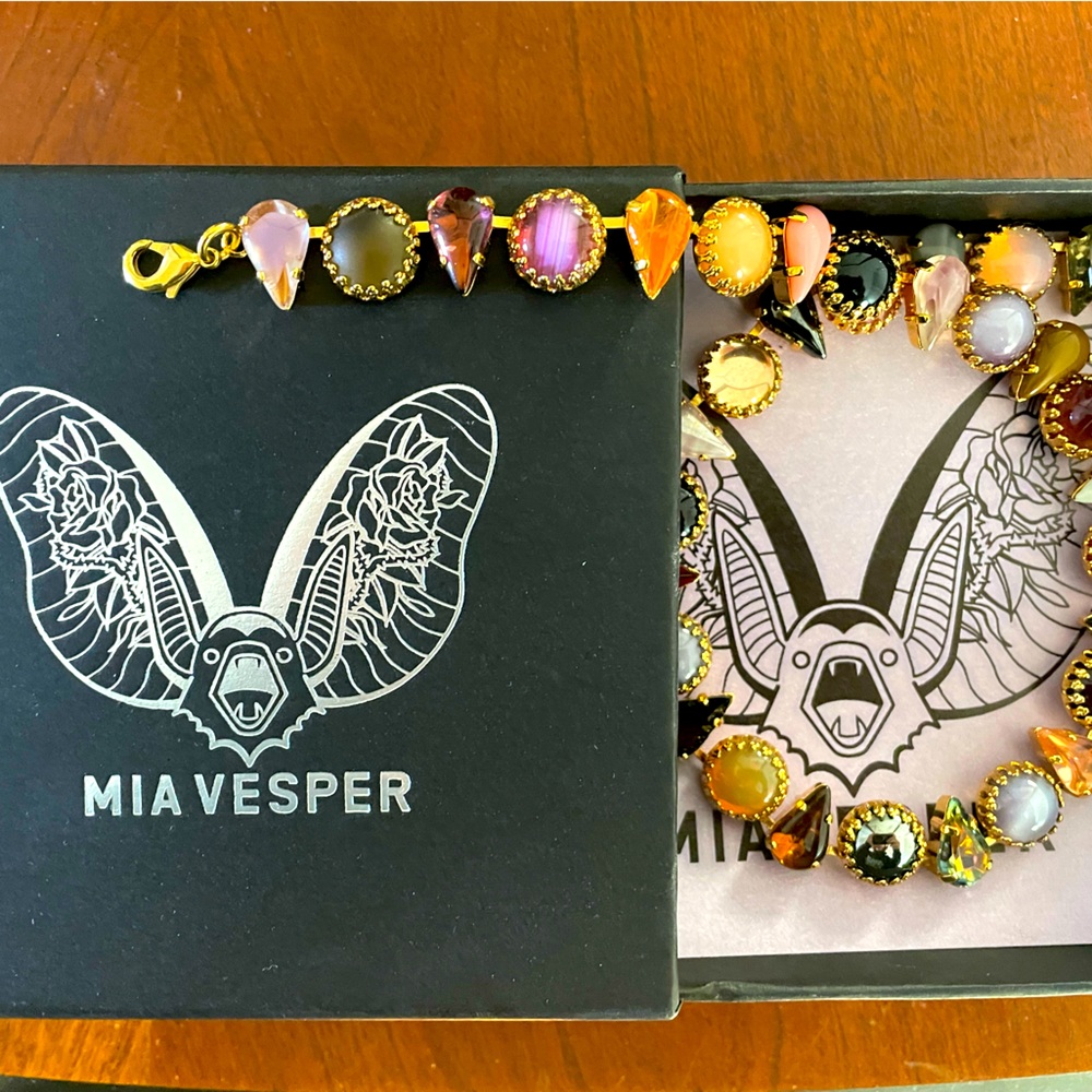 Mia Vesper statement choker necklace